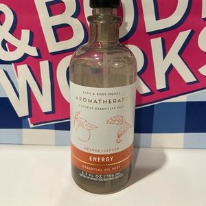 Aromatherapy energy orange ginger mist